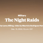 Screen shot of the title page for the ProPublica story, "The Night Raids."